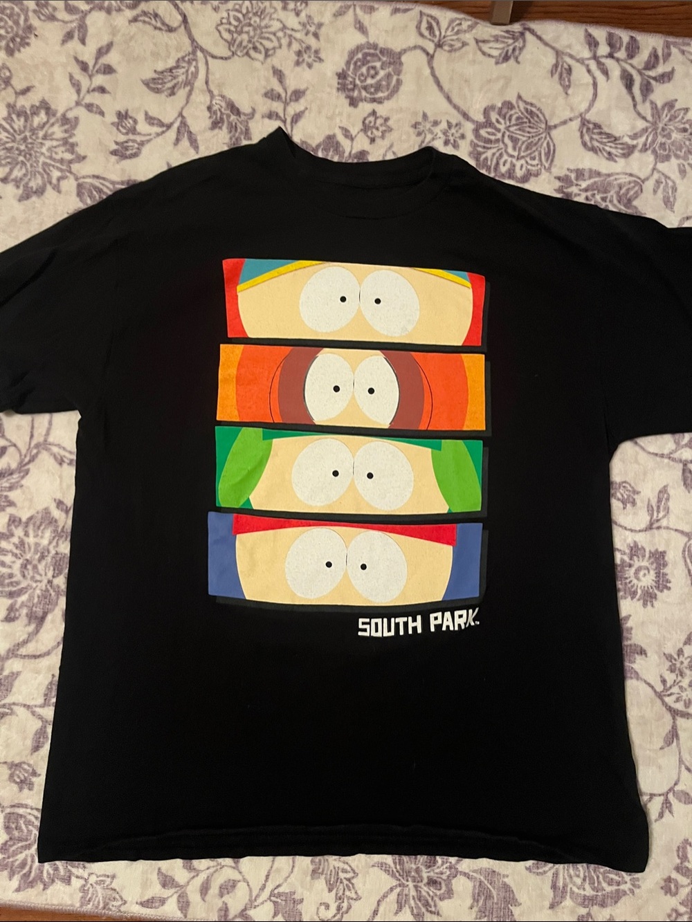 South Park Large Graphic Tee Black